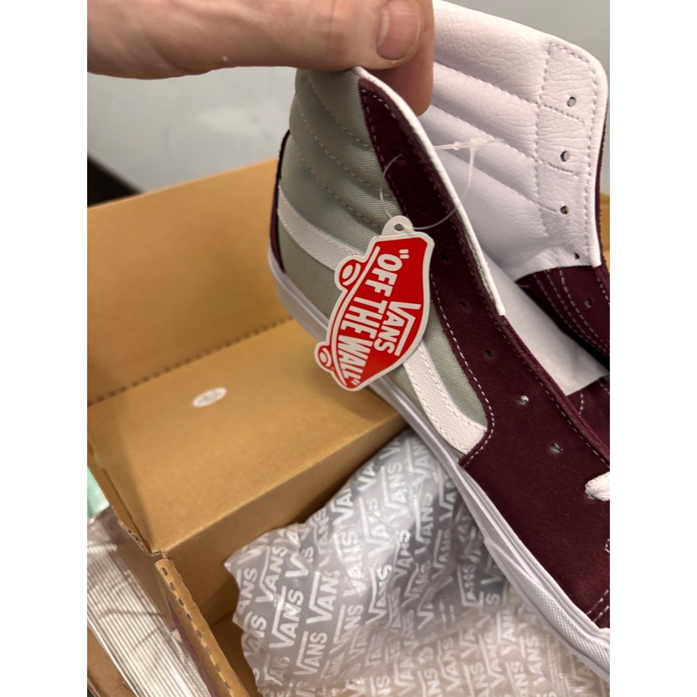 Vans Men's Sk8-Hi Classic  in Port Royale/Mineral Gray size 11M - Picture 2 of 5